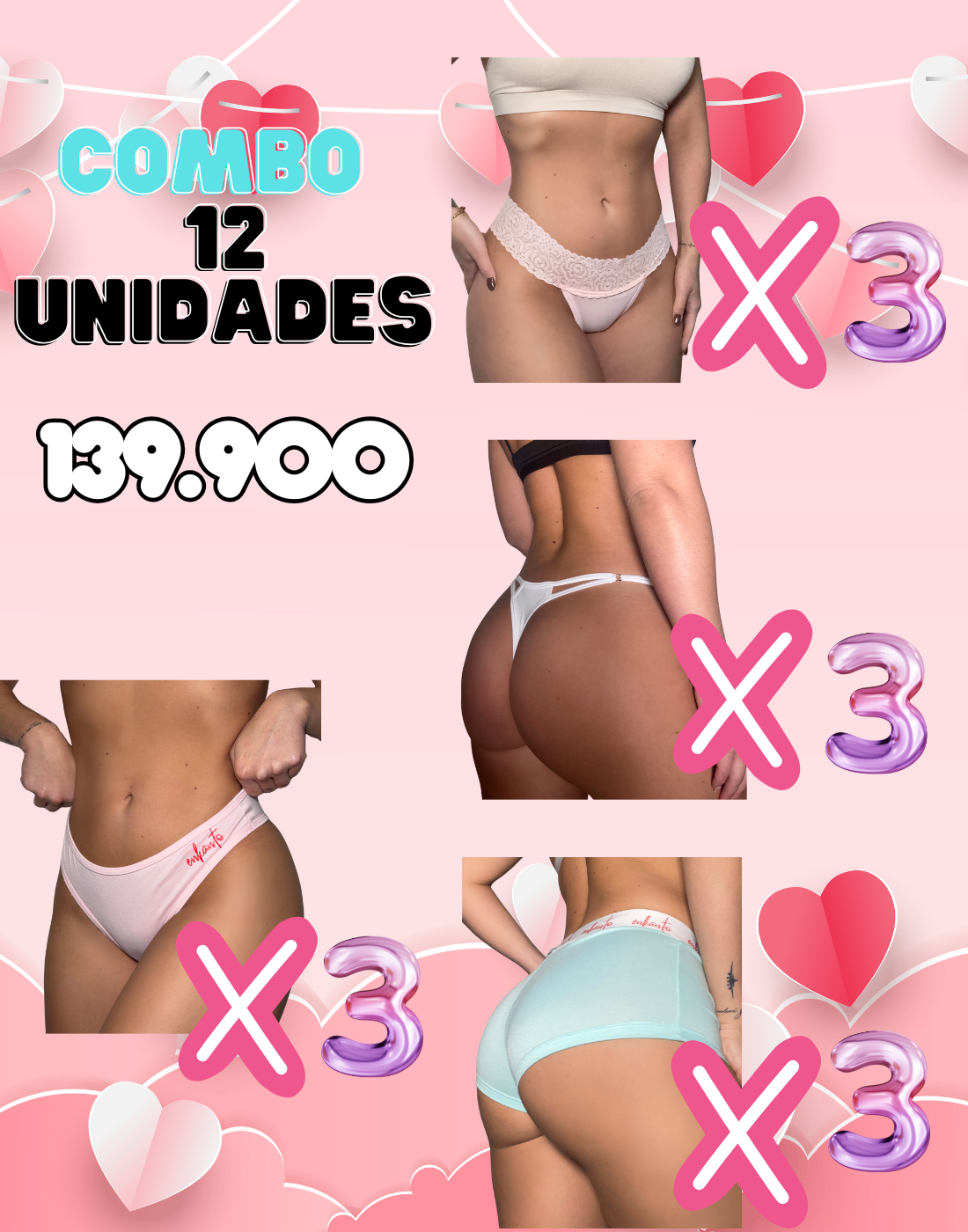 👙 COMBO TRIPLE ENKANTO